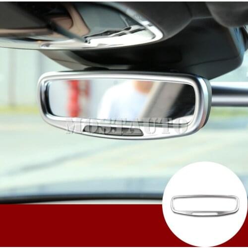 For Maserati Ghibli Quattroporte Interior Rearview Mirror Frame Cover Trim 2014-2018 1pcs Car Accessories Interior Car Decor