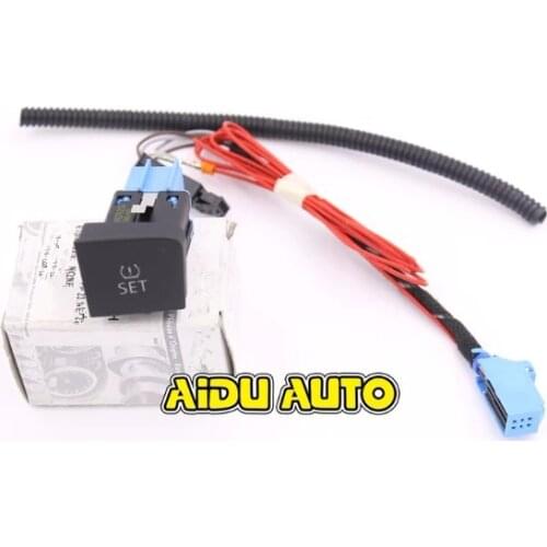 For VW Passat B6 CC R36 Tire Pressure Monitoring Warning TPMS Switch SET Button With Wire 3C0 927 121 D