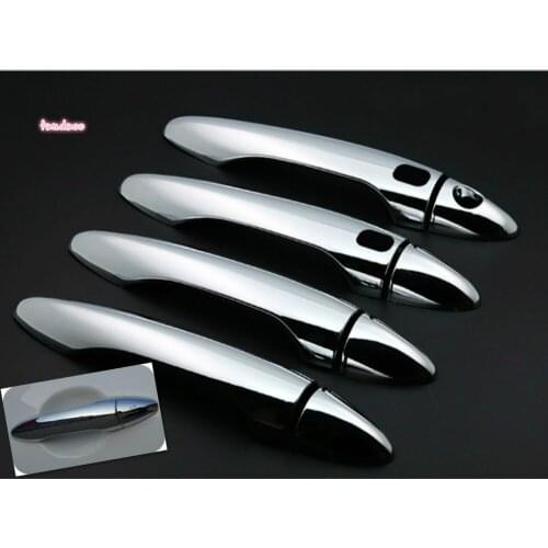 FUNDUOO For Kia Cerato Kia K3 2012 - 2017 New Chrome Door Handle Cover Trim Smart Entry Buttons