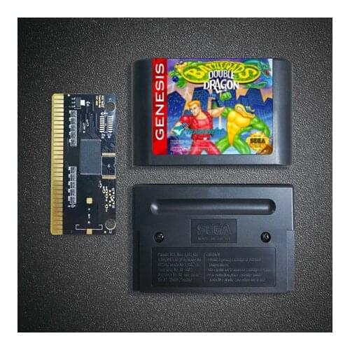 Battletoads & Double Dragon- 16 Bit MD Game Card for Sega Megadrive Genesis Video Game Console Cartridge