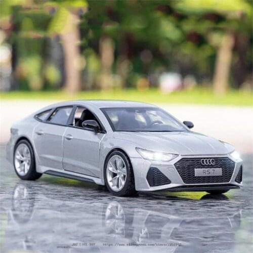 1:35 RS7 SPORTBACK Toy Car Diecast Alloy Car Model Diecasts Toy Vehicles Car Model Sound Light Collection Toys for Children Gift