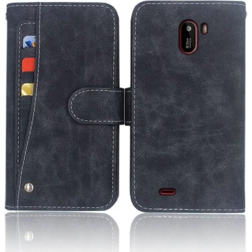 Hot! Haier Alpha A4 Lite Case High quality flip leather phone bag cover Case For Haier Alpha A4 Lite with Front slide card slot