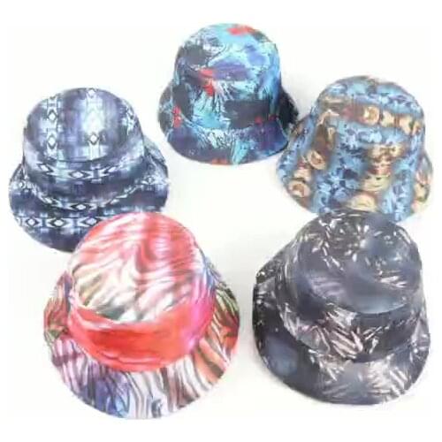 2021 New Tie-dye Colorful Designer Bucket Hats For Men And Women Fashion Casual Bucket Hat