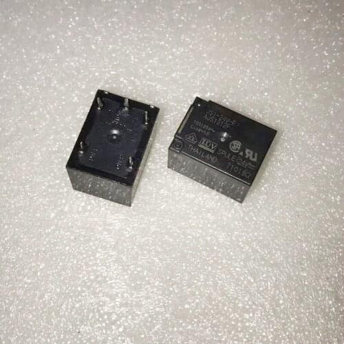 New 5pcs/lot relay JS1-12V JS1-12V-F AJS1312F JS1-24V-F AJS1312F JS1-24V JSI-24V-F 5PIN 10A