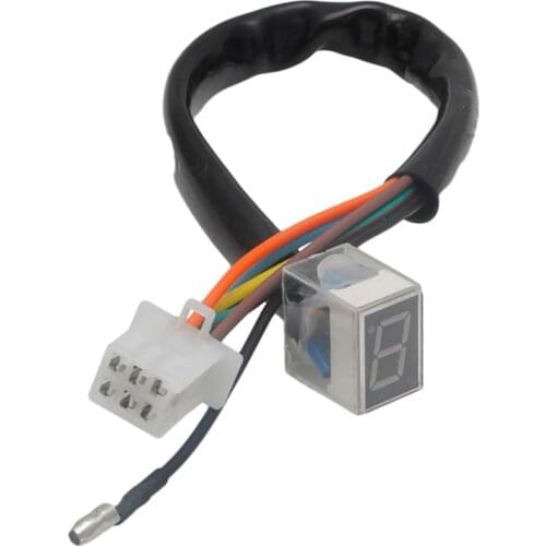 QILEJVS NEW Universal LED Digital Gear Indicator Motorcycle Display Shift Lever Sensor