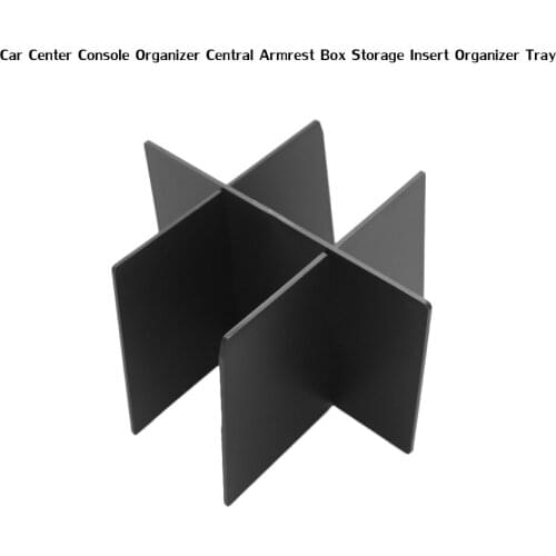 KKMOON Car Center Console Organizer Central Armrest Box Storage Insert Organizer Tray Vehicles for Toyota Tacoma styling