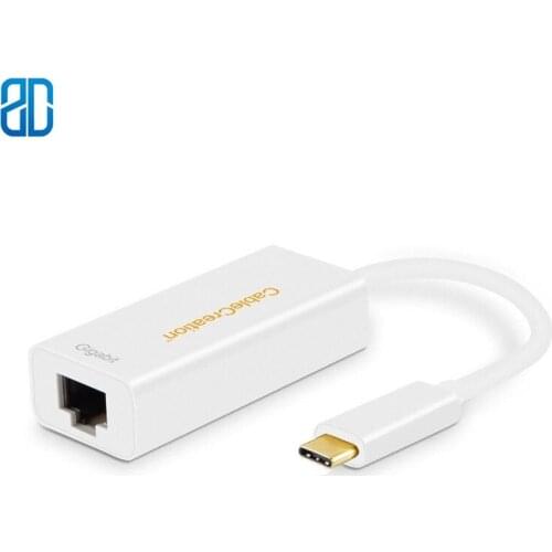 USB C to Ethernet Adapter, Type C to Gigabit RJ45 LAN Network Adapter, Compatible with MacBook Pro,iPad Pro/MacBook Air 2018