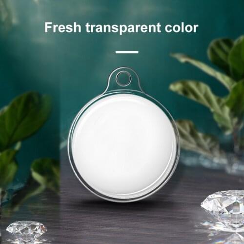 Suitable For Apple Airtags Tracker Transparent Material Protective Cover TPU Soft Silicone Protective Case For AirTag Key Finder
