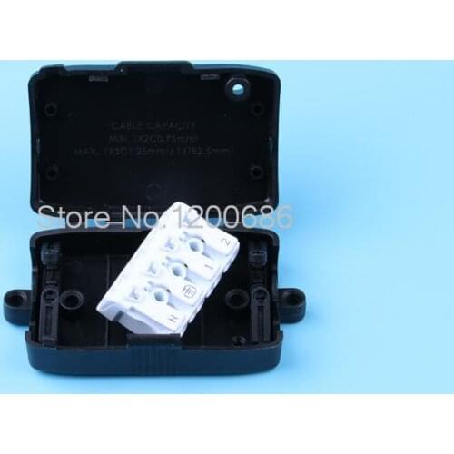 Wire min 0.75mm max 1.25mm Supply four cable box class protection junction box