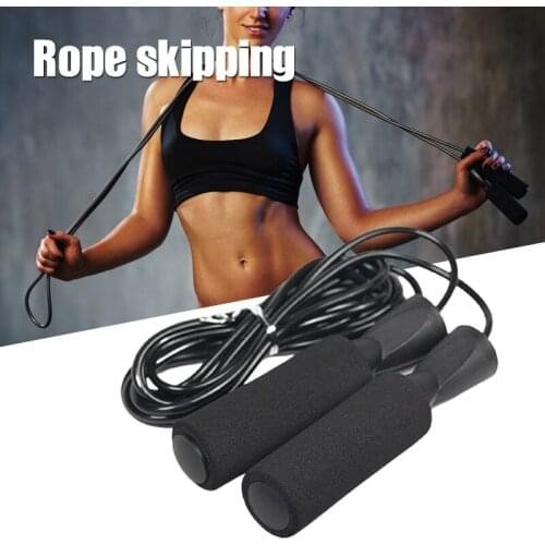 New 3 Meter Jump Rope Adjustable Tangles-Free Skipping Rope for Men Women with Non Slip Handle N66