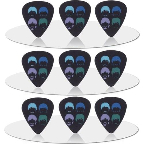 SOACH 50PCS 1.0mm hot sale Cute high quality design Band guitar picks pick Guitar Accessories for ukulele bass
