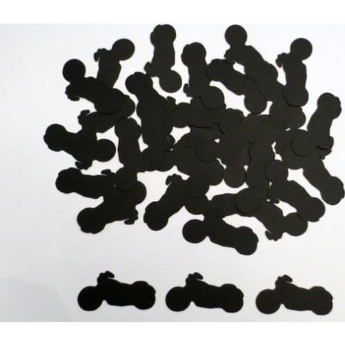 Speedy Motorcycle Confetti wedding birthday bridal baby shower party Table decor scrapbooking Confettis
