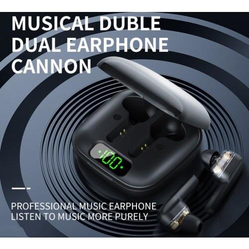 TWS Bluetooth 5.0 Earphones Charging Box Wireless Headphone 9D Stereo Sports Waterproof Earbuds Headsets With Microphone