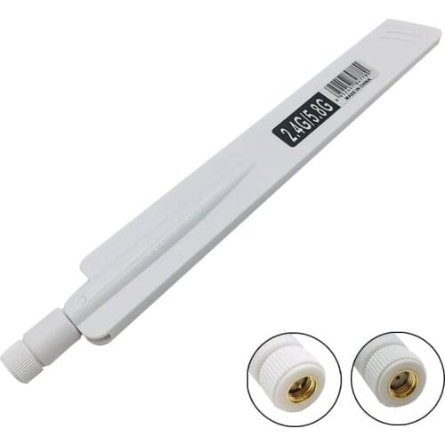 1pcs 2.4ghz 5ghz 5.8ghz high gain 8dbi AP Wireless network wifi antenna white antenna