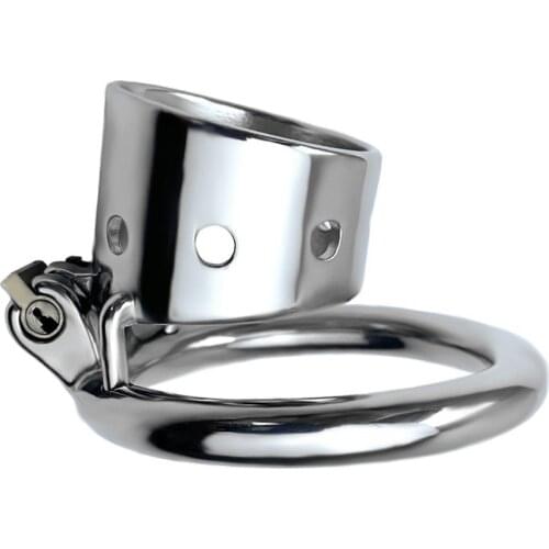 Hollow out Stainless steel man penis cage lock Bird Chastity Device metal cock ring slave bondage restraint sex toy for male