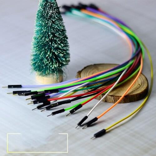 High quality DupontLine2.54 DuPont line 2.54 super soft colorful silicone line 1P male and female breadboard jumper