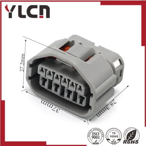 High quality 10 Pin auto housing plug waterproof plastic wire cable harness grey connector