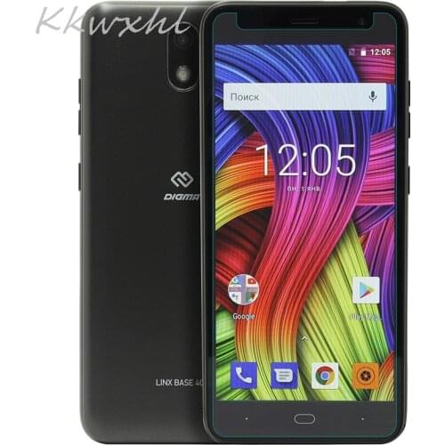 Smartphone 9H Tempered Glass for Digma LINX Base 4G GLASS Protective Film ON Digma LINX Base Screen Protector cover phone