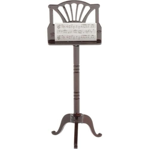 1/6 Miniature Sheet Music Stand, Musical Instrument for Room Accessories