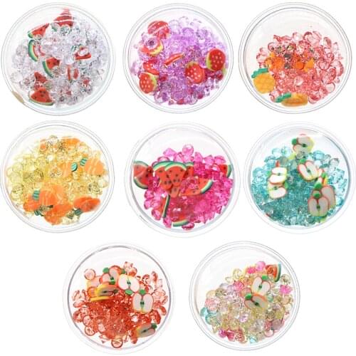 10pcs Mermaid Heart Animal Transparent Vinyl Quicksand Shaker Glitter Spangles ForDIY Hair Clip Headband Craft Phone Decoration