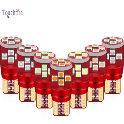 1000PCS T10 W5W 194 Canbus 12-24V Car Bulb 3030 12smd LED Reading Interior Door Map License Plate Side Clearance Light Wholesale