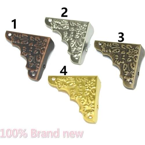 12Pcs Metal Book Corners Albums Menus Folders Box Corner Scrapbooking Protectors For Decor 37mm