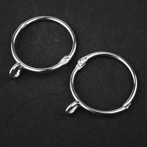 12pcs Roman Curtain Eyelet Rings With Opening Design For 38mm Diameter Pole