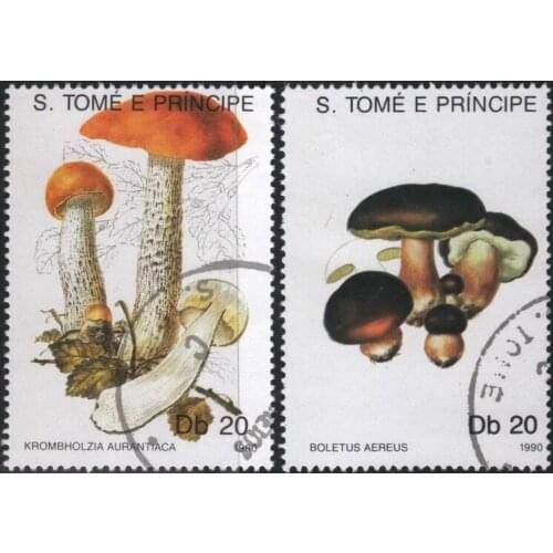2 pcs Sao Tome and Principe stamp postage collection