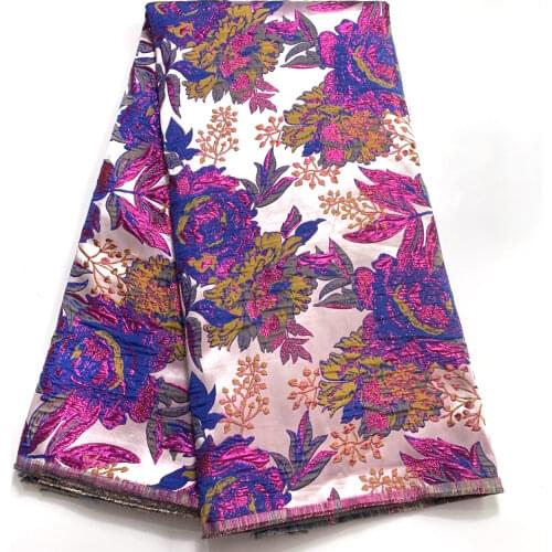 2021 Latest Jacquard Lace Fabric Unique African Gilding Lace Fabric Brocade Bridal Material For Nigerian Wedding Party JK4764