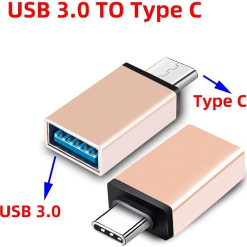 OTG type-c usb c adapter micro type c usb-c usb 3.0 Charge Data Converter for samsung galaxy s8 s9 note 8 a5 2017 one plus usbc