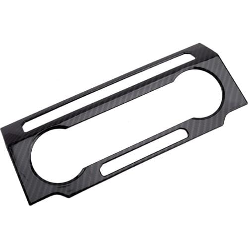 Beler Car Central Control Volume Switch Button Panel Cover Trim Fit for Ford F150 2015-2018 2019 2020 Carbon Fiber Style ABS