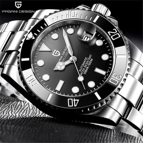 Pagani Design 2021 Luxury Mens Automatic Mechanical Watch NH35 Movie Sapphire Glass Waterproof Calendar Watch Relogio Masculino