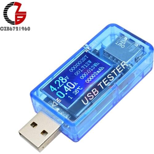 8 in 1 USB Tester QC2.0 QC3.0 Digital Voltmeter Ammeter Wattmeter Voltage Current Power Energy Battery Capacity Indicator 5V 12V