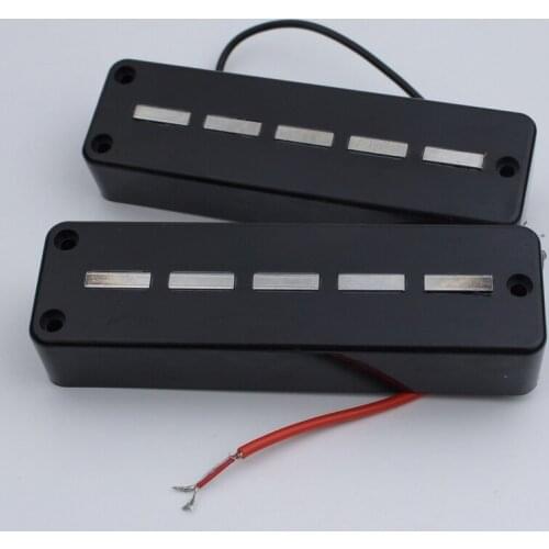 Guyker Bass Pickups Ceramic Bridge + Neck 5 String Electric Bass Pickups