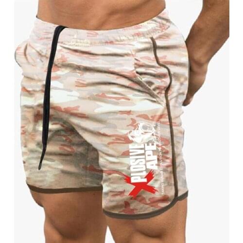 Summer men Joggers shorts mens casual shorts fitness exercise beach shorts breathable mesh shorts jogger mens brand shorts