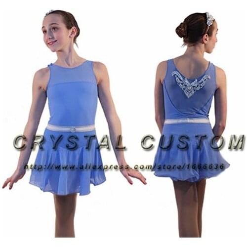 Hot Sales Custom Figure Skating Dress For Kids Fashion New Brand Ice Skating Dresses For Girls DR3578