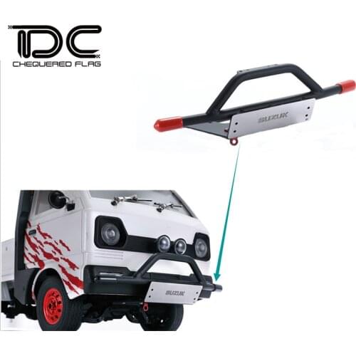 DJ WPL D12 Metal Front Body Bumper Guard Bar Anti-collision Stinger Bull Bar RC Car Micro Truck Upgrade Accessories Parts
