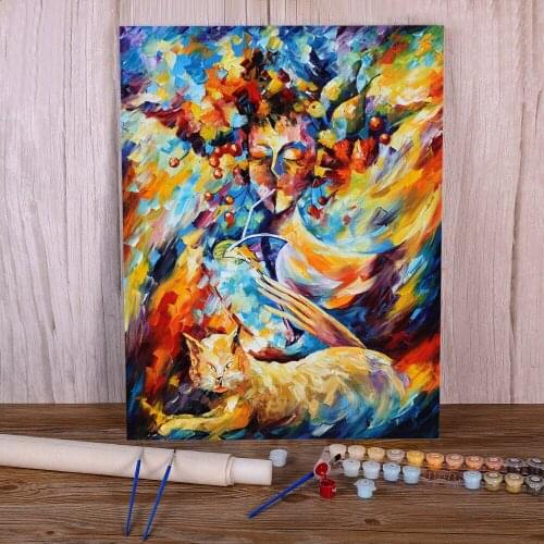 Drinking Mood Painting By Numbers Kit Acrylic Paints 40*50 Paiting By Numbers Home Decor Crafts For Adults For Handiwork