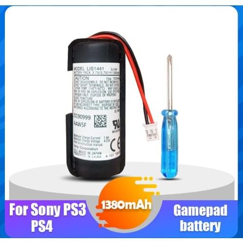NEW 3.7V 1380mAh LIS1441 LIP1450 Lithium Rechargeable Battery for Sony PS3 PS4 PlayStation Move Motion Controller Game machine
