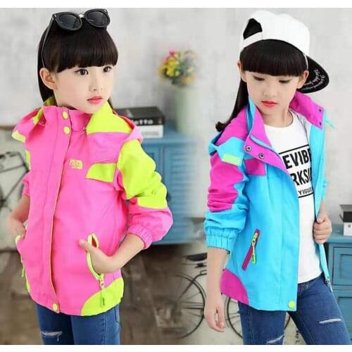 Baby Girls Clothes Autumn Winter Girl Coat Jackets For Baby Kids Warm Outerwear Coats 3 Colors Windproof Waterproof Outwear