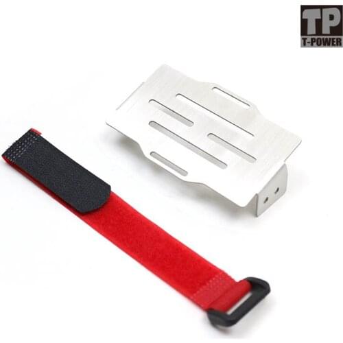 KM Big G G550 Front Battery Holder Metal Short Battery Holder Protective Rc Car Kit