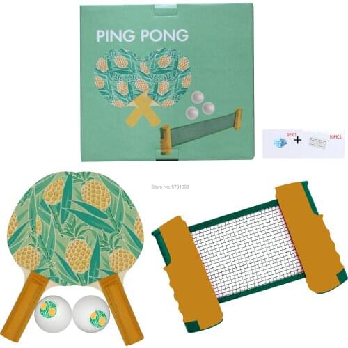 Ping pong PSF006 Professional Table Tennis Sports Trainning Set Racket Blade Mesh Net Ping Pong Student Sports Equipment Simple