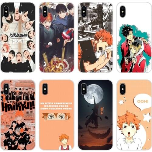 Haikyuu Hinata Anime Volleyball TPU Transparent Shell Case For Samsung A71 A70 A60 A51 A50 A41 A40 A31 A30 A20E A21S A12 A10 M30