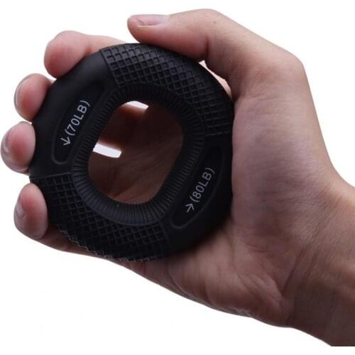 Silicone Grip Device Arm Muscle Strength Trainer Rehabilitation Gripping Ring