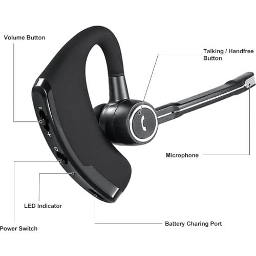 Stereo Bluetooth Headset Wireless Headphone Earphone Earbuds With Mic for xiaomi