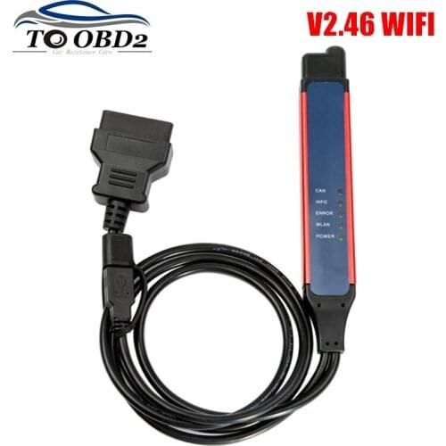 SDP3 V2.46 VCI3 Trucks Heavy Duty Diagnostics tool with Wifi Wireless OBD2 car Scanner VCI-3 2.46 support Multi-language