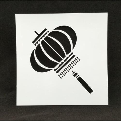 13*13 Lantern Layering Stencils for Diy scrapbook/photo album Decorative Embossing coloring,painting stencil,home decor