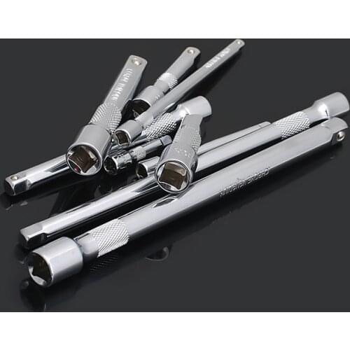 Socket Extension Bar Ratchet Wrench1/4" 3/8" 1/2" Extended Lengthened Short Rod Tool