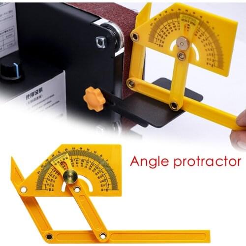 1PC Woodworking Angle Ruler Precise Protractor 0° To 180° For Measure Inner/Outer Angle Multifunctional Measurement Tools