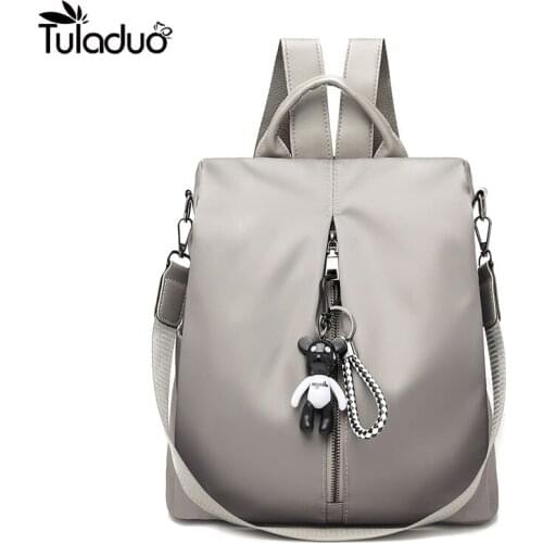 Ladys Travdeling Daily Bags High Quality Fashion Design Backpacks for Teenage Girls Female New Women PU Leather Waterproof Bags